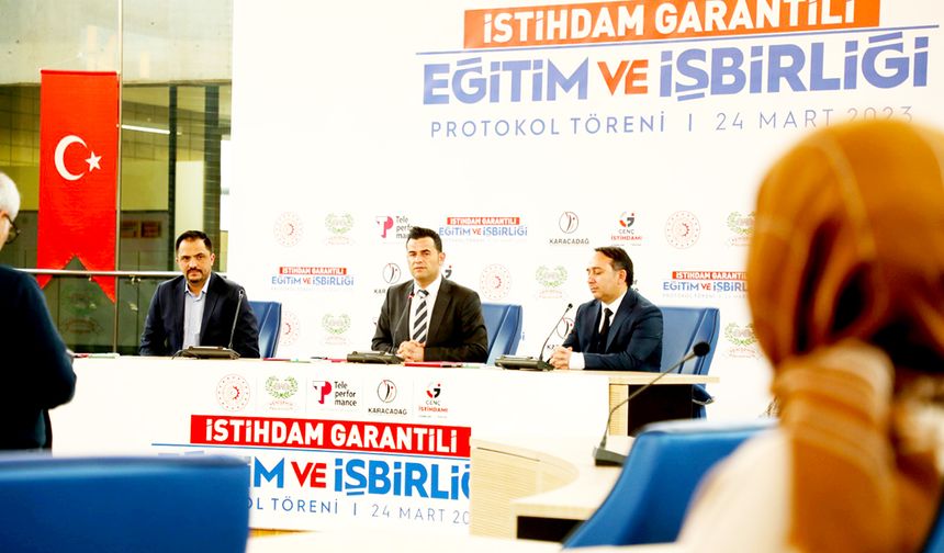İstihdam garantili eğitim ve iş birliği protokolü