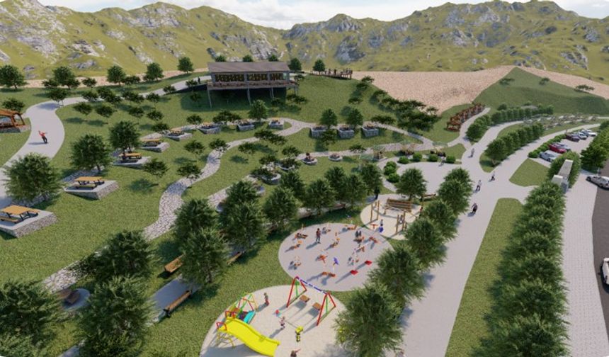 Çüngüş Millet Bahçesi’nde çalışmalar başladı