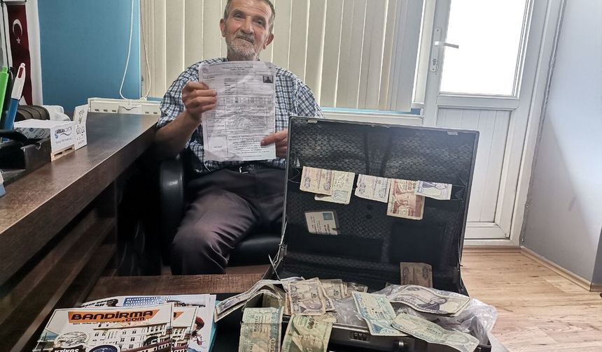 Biriktirdiği paralar tedavülden kalktı