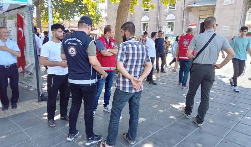 Kayseri'de göçmenlere gözaltı