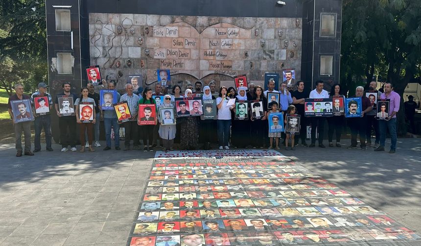 Kayıp yakınları Diyarbakır'da eylem yaptı