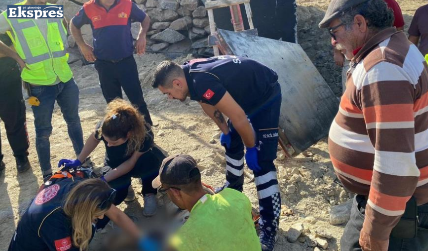 Üzerine demir kalıp düşen işçi hayatını kaybetti