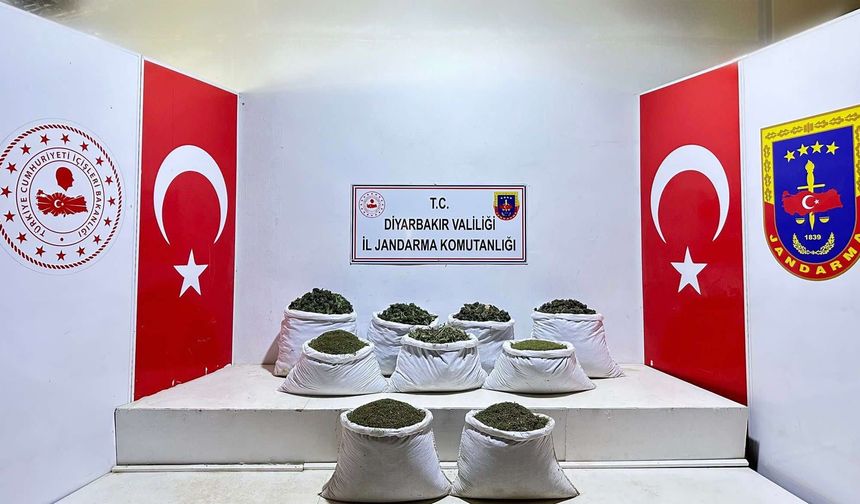 Lice’de 121 kilogram esrar ele geçirildi