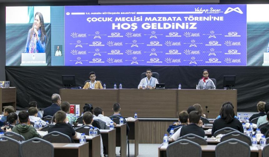 Mersin'de Çocuk Meclisi kuruldu