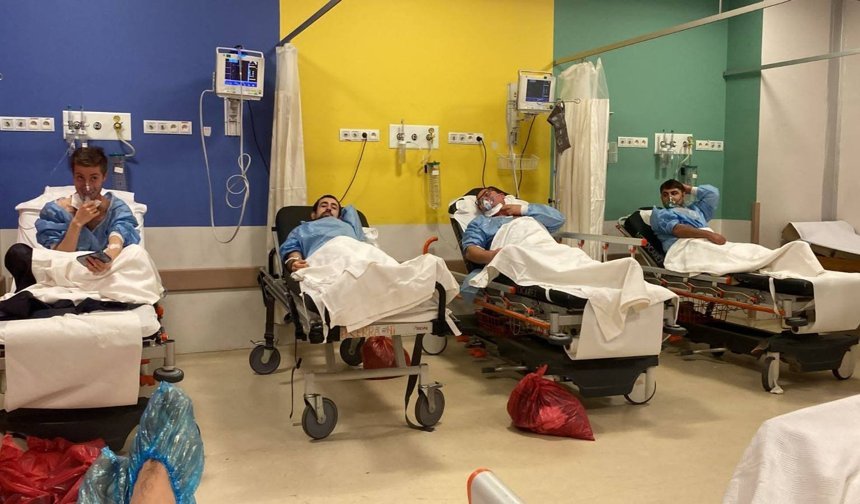 Kargoya verilen kimyasal madde 14 çalışanı hastanelik etti