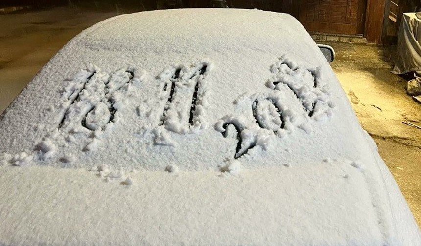 Kocaeli’ye mevsimin ilk karı düştü