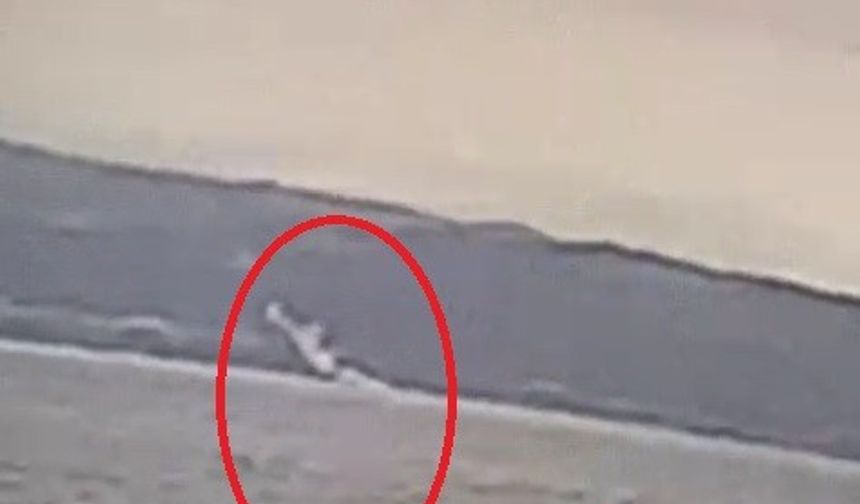 İşte depremdeki korkutan görüntü