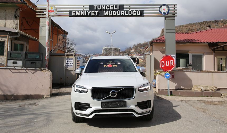 Interpol’un aradığı araç Tunceli’de bulundu