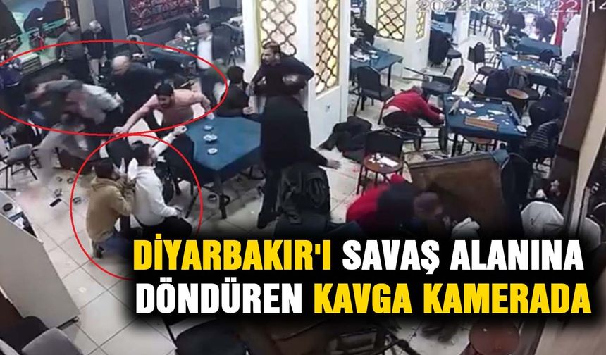 Diyarbakır'ı savaş alanına döndüren kavga kamerada