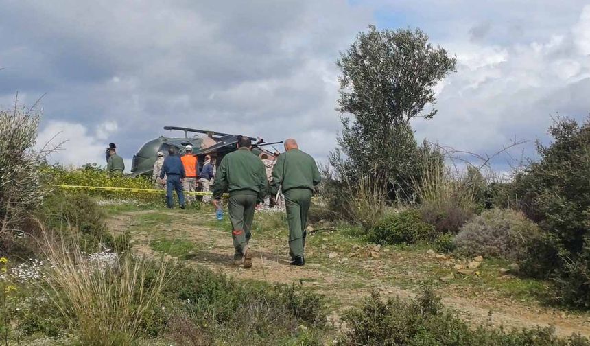 İzmir'de helikopter kazası