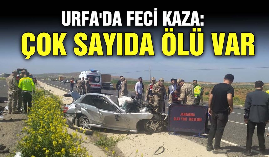 Urfa'da feci kaza: Çok sayıda ölü var