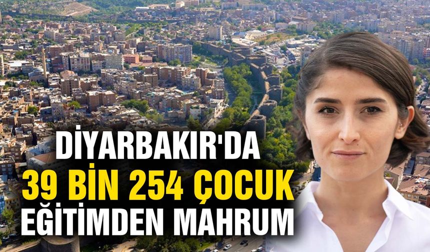 Diyarbakır'da 39 bin 254 çocuk eğitimden mahrum