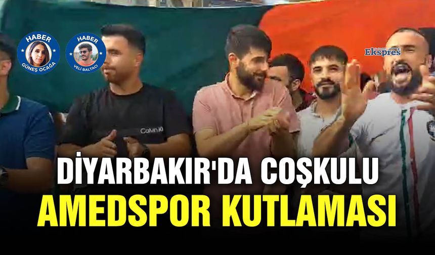 Diyarbakır'da coşkulu Amedspor kutlaması