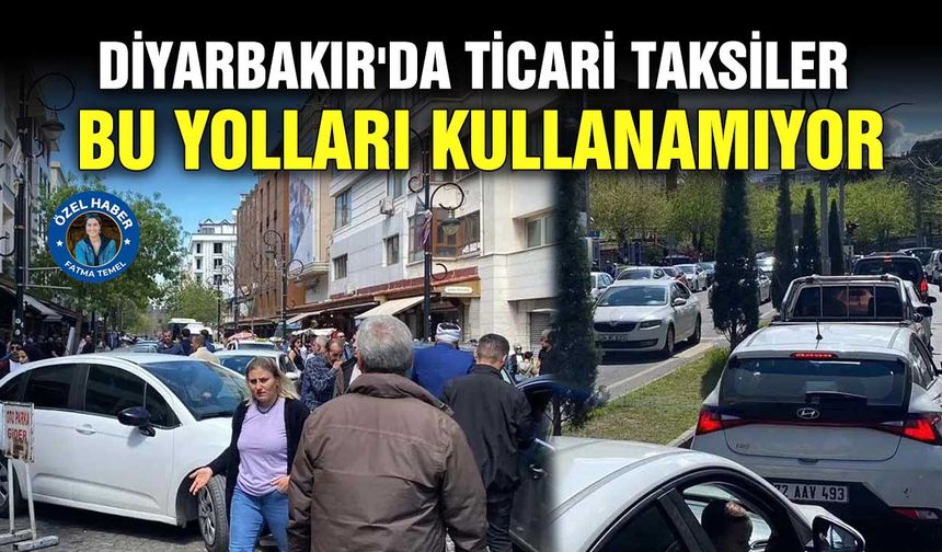 Diyarbakır'da ticari taksiler bu yolları kullanamıyor