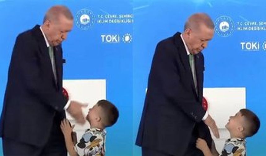 Erdoğan’dan çocuğa ‘tokatlı’ harçlık