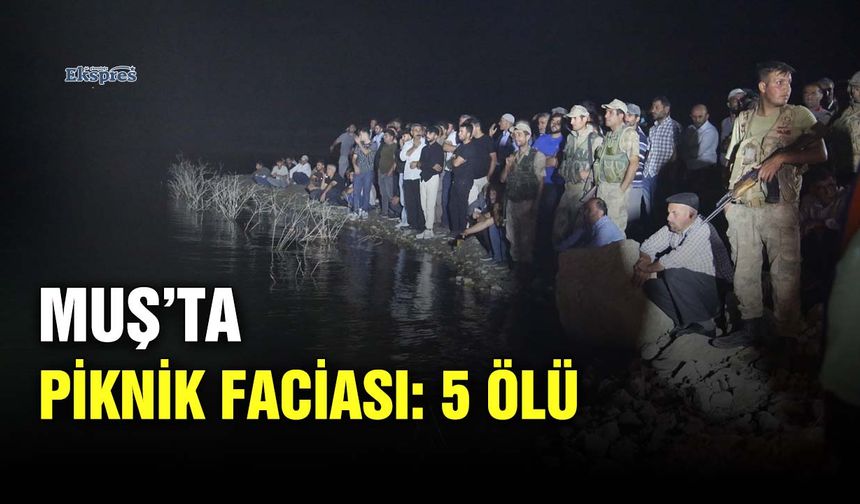 Muş’ta piknik faciası: 5 ölü