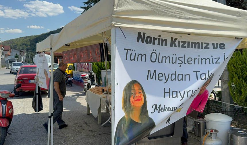 Narin Güran adına Düzce’de lokma dağıtıldı