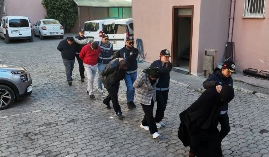 Fuhuş operasyonu: 5 gözaltı, 9 kadın kurtarıldı