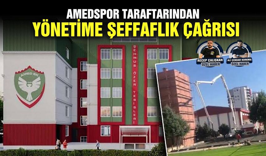 Amedspor taraftarından yönetime şeffaflık çağrısı