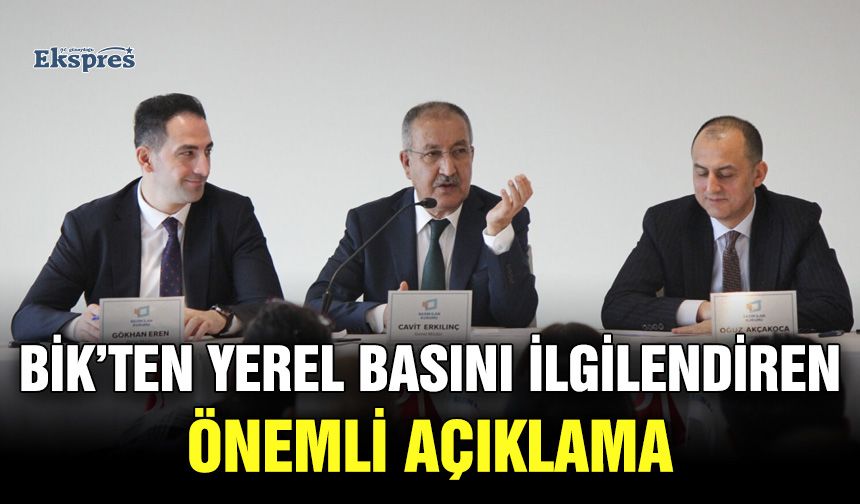 BİK’ten yerel basını ilgilendiren önemli açıklama