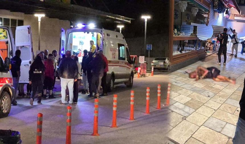 Cinnet geçirdi marketi ateşe verdi: 1 ölü, 5 yaralı