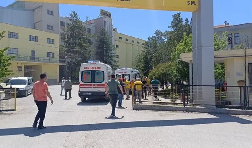 Un fabrikasında patlama: 1’i ağır 9 işçi yaralandı