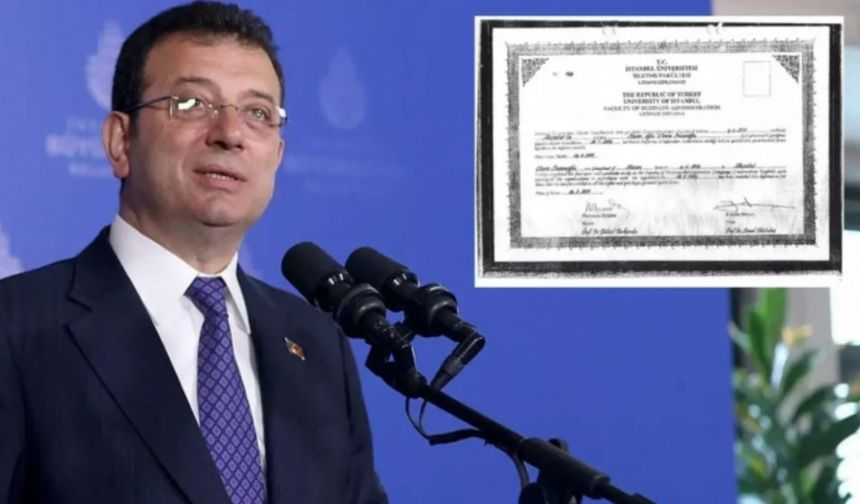 İmamoğlu’nun diploma davasında ara karar!