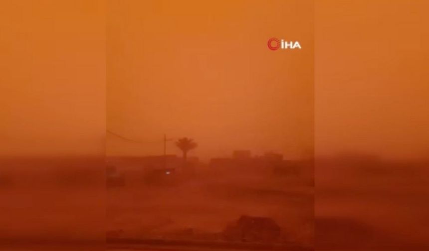 Irak'ta kum fırtınası nedeniyle 4 ölü, yüzlerce kişi tedavi altında