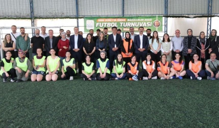 Sırrı Süreyya Önder Futbol Turnuvası başladı