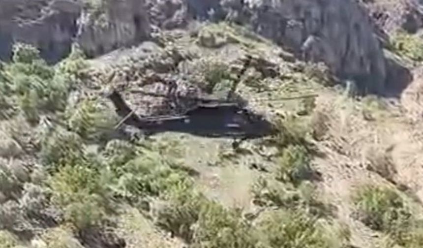 Yüksekova’da İbrahim Kom için havadan arama çalışması başlatıldı