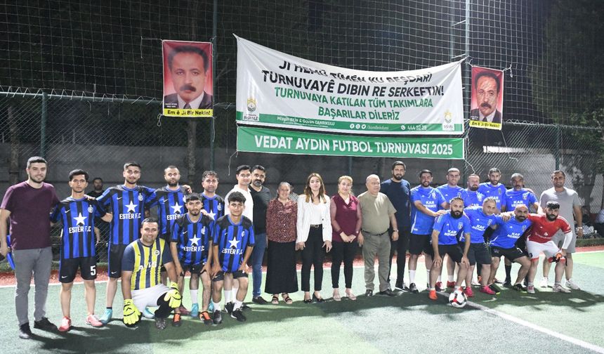 Diyarbakır Bismil'de turnuva heyecanı sürüyor