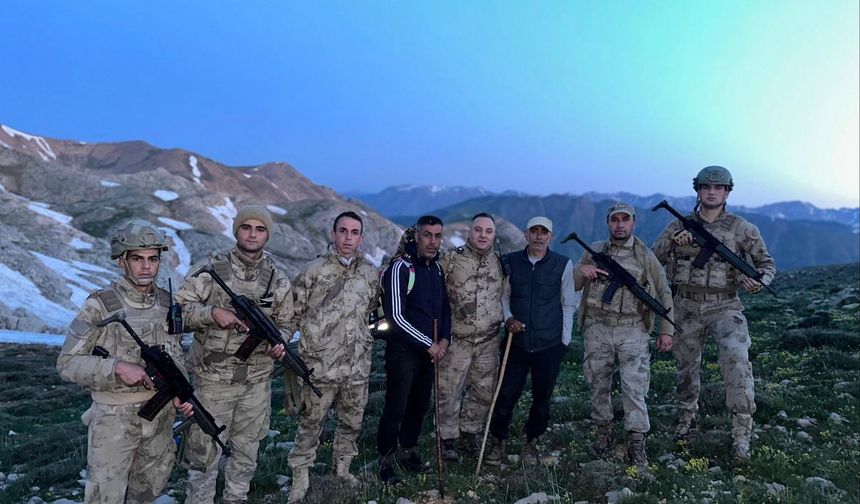 Tunceli'de kayıp iki kişi 12 saat sonra bulundu