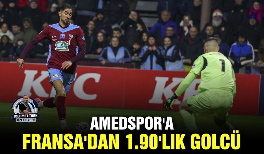 Amedspor'a Fransa'dan 1.90'lık golcü