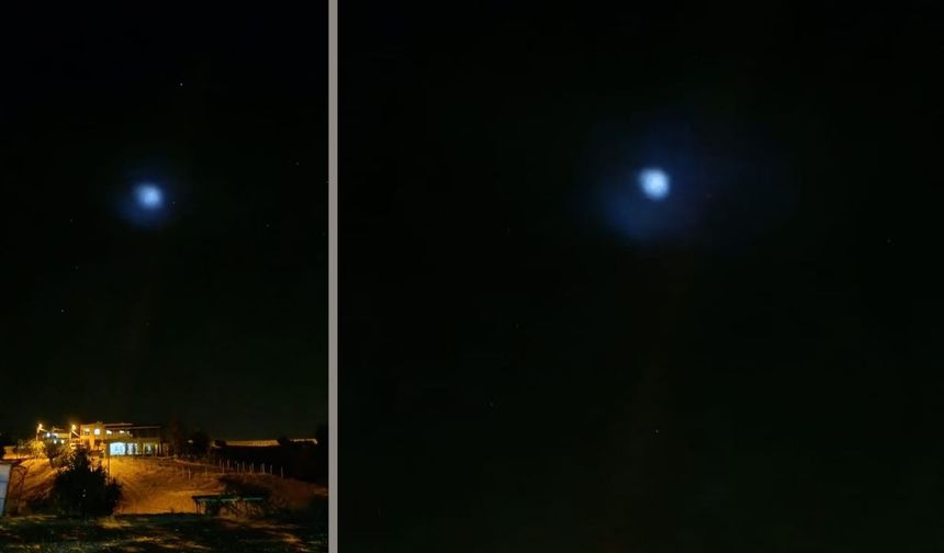 Diyarbakır’da gökyüzünde esrarengiz cisim!