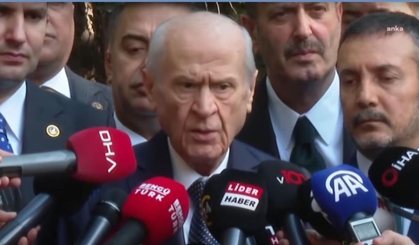 Devlet Bahçeli: Bayram sonrası Meclis'e önemli görev düşüyor