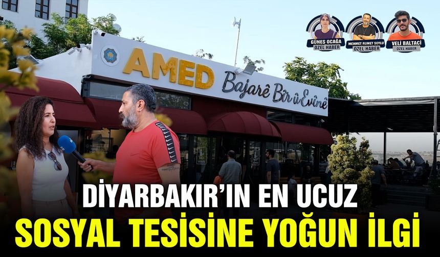 Diyarbakır’ın en ucuz sosyal tesisine yoğun ilgi