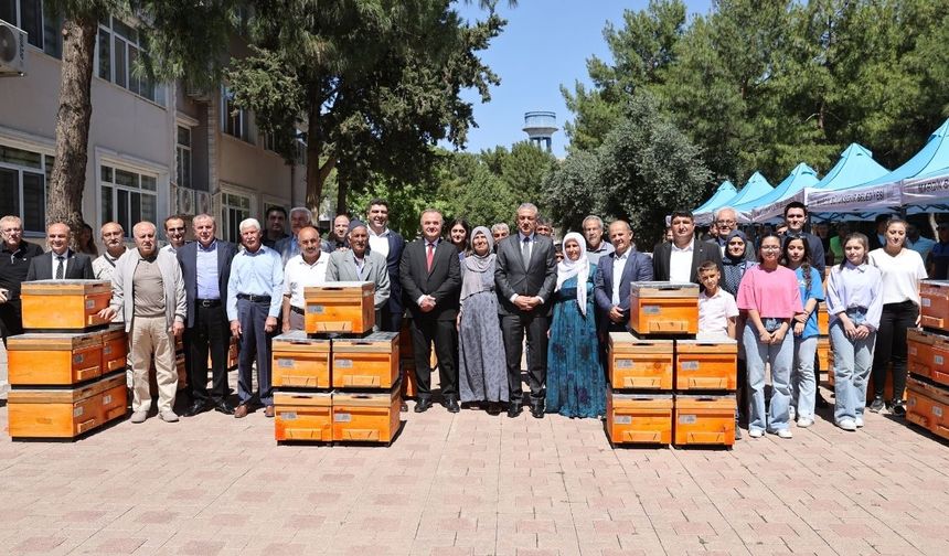 Mardin'de 800 üreticiye yüzde 75 hibe ile 4 bin arı kovanı dağıtıldı