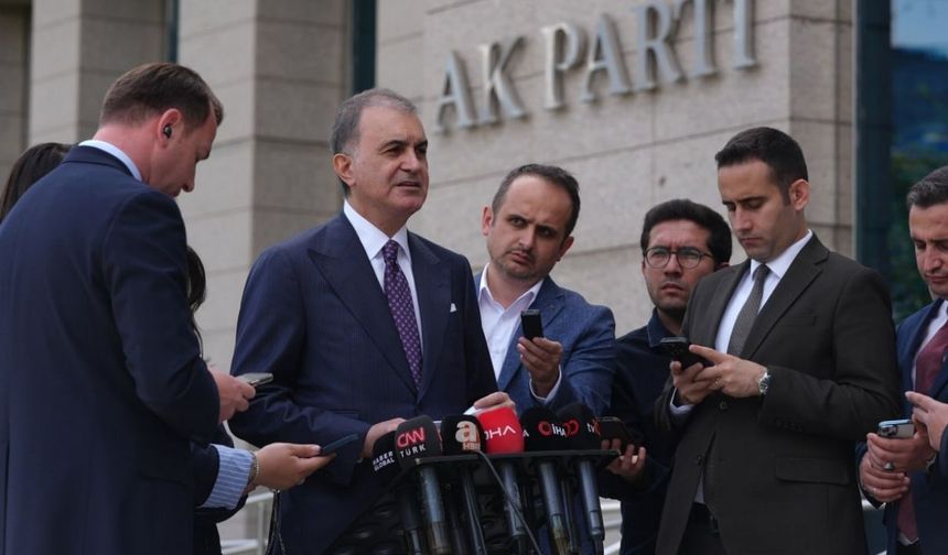 AK Parti Sözcüsü Ömer Çelik, anayasayla ilgili tarih verdi