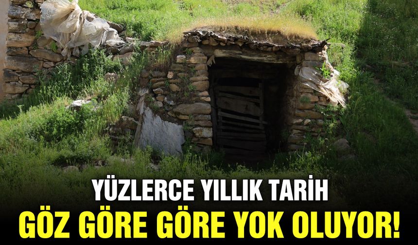 Yüzlerce yıllık tarih göz göre göre yok oluyor!
