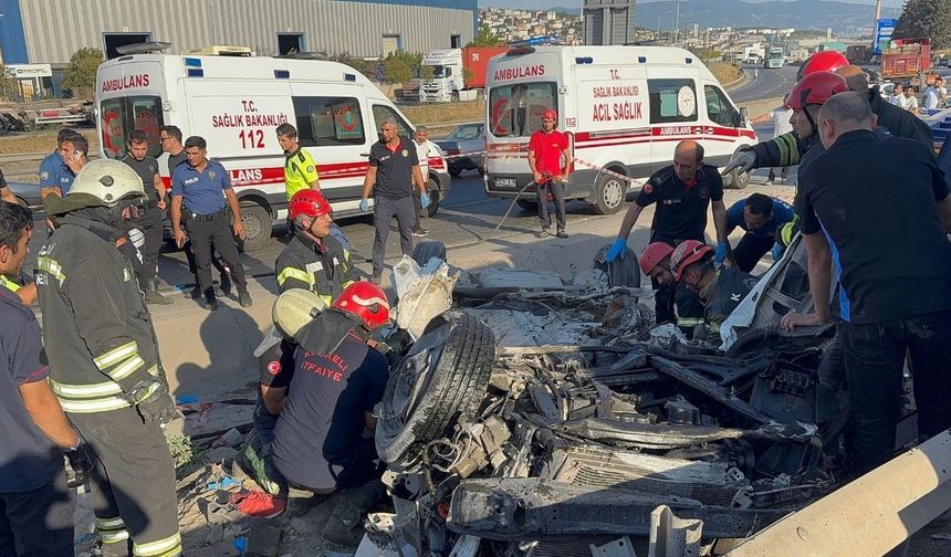Kocaeli’deki kazada ölen 5 kişinin kimlikleri belli oldu