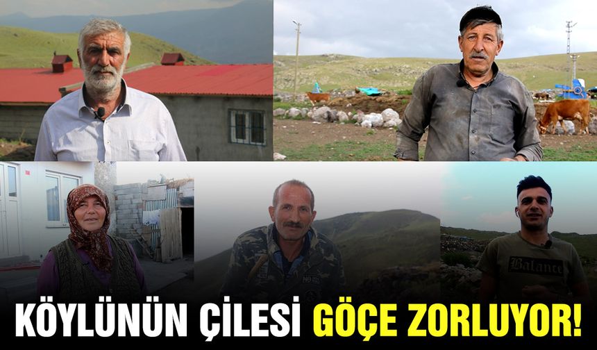 Köylünün çilesi, göçe zorluyor!
