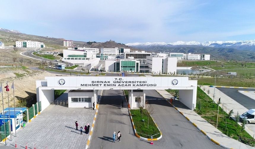 Şırnak Üniversitesi’nde 7 yeni bölüm açıldı
