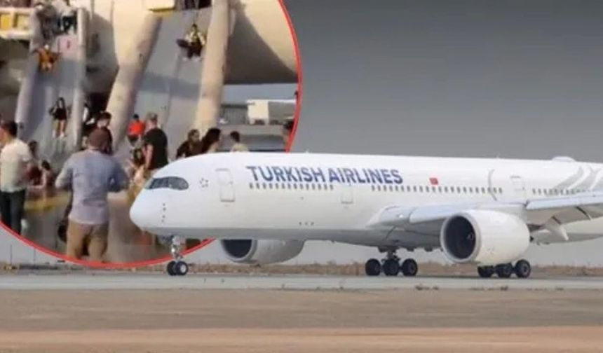 THY'nin Antalya seferini yapan uçakta korku dolu anlar!