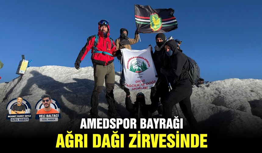 Amedspor Bayrağı, Ağrı Dağı zirvesinde