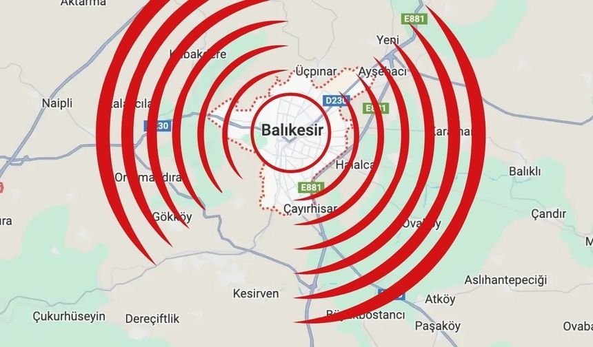 Balıkesir beşik gibi sallanıyor: Bin 235 artçı sarsıntı