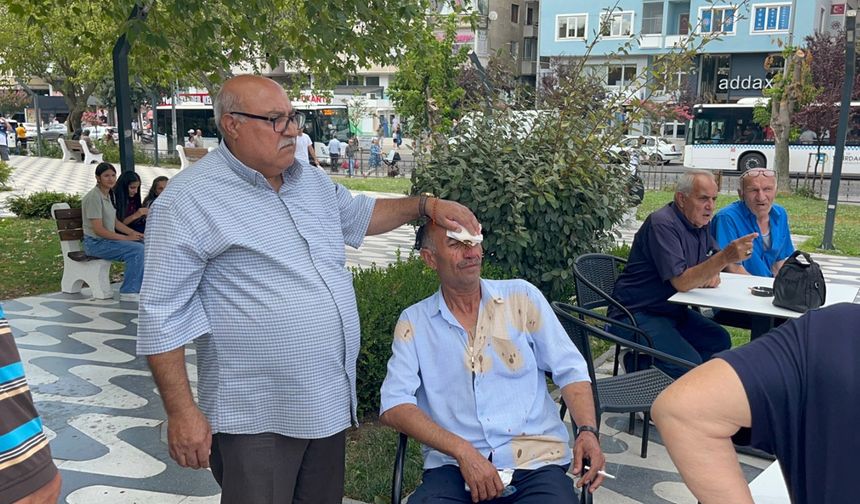 Çay bahçesinde laf atma kavgası: 1 yaralı