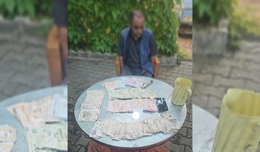 Dilencinin üzerinden çıkan para şaşkına çevirdi