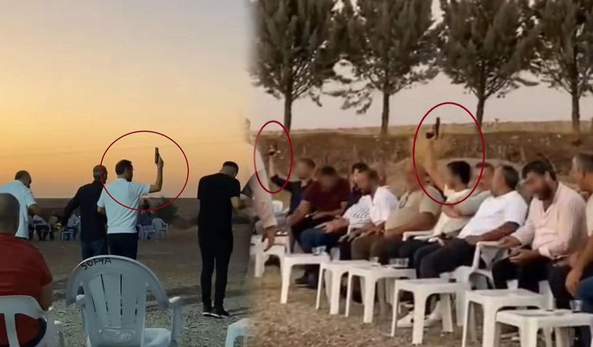 Diyarbakır Bismil’deki kınada mermiler havada uçuştu