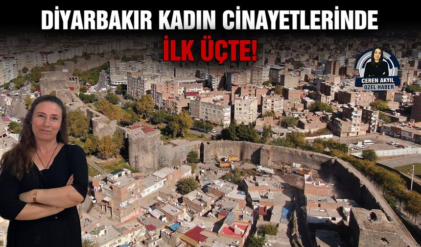 Diyarbakır kadın cinayetlerinde ilk üçte!
