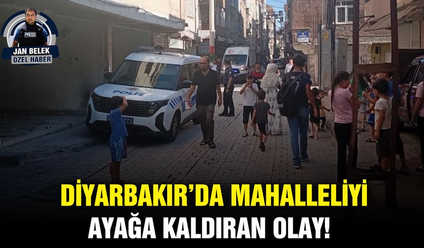 Diyarbakır’da mahalleliyi ayağa kaldıran olay!
